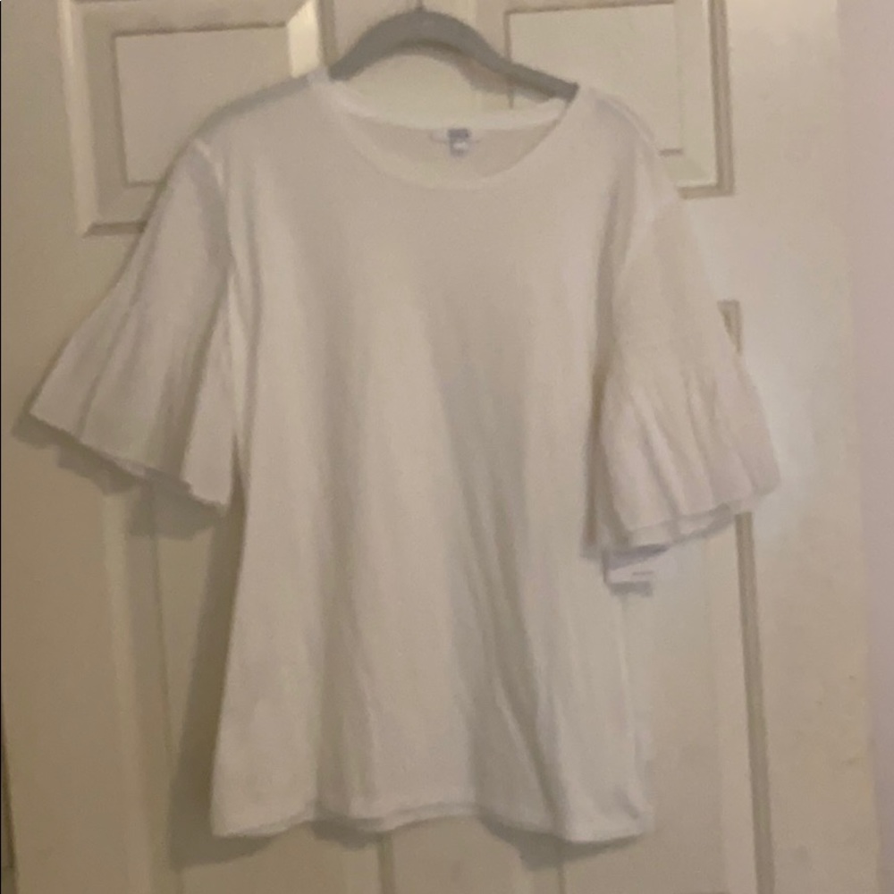 Stella&Dot Flutter sleeve T-shirt